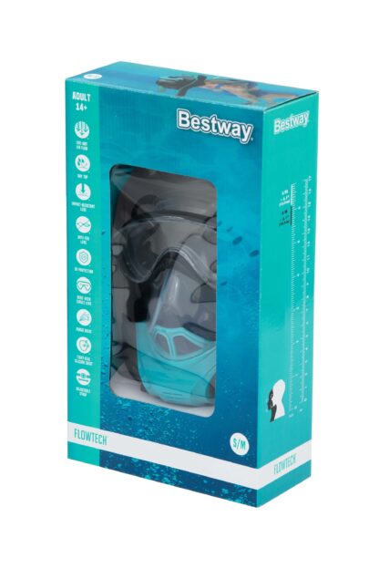 Flowtech Tauchermaske mit Schnorchel Grösse S/M - Image 7