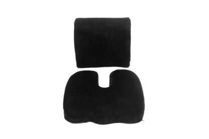 Orthopädisches Sitzkissen und Rückenkissen 2er Set schwarz - Image 2