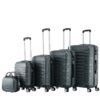 Reisekoffer Hartschalenkoffer AVA 5er Set smaragd