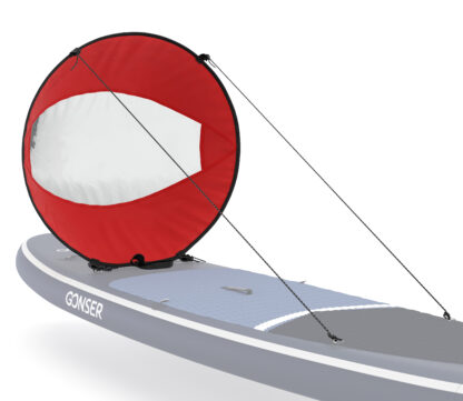 Windsegel für SUP und Kajak rot - Image 2