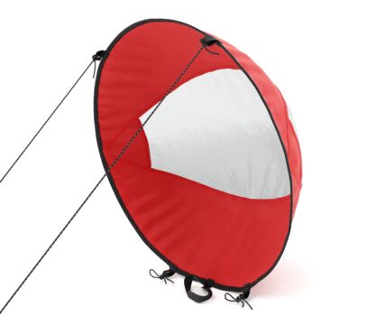Windsegel für SUP und Kajak rot