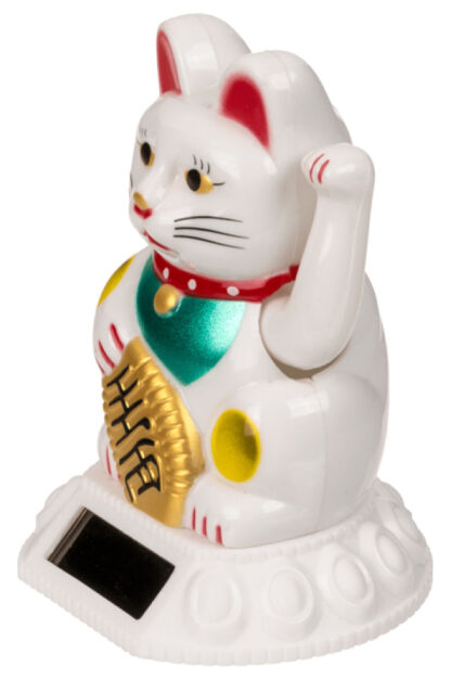 Maneki Neko SOLAR GLÜCKS-KATZE Winkekatze 8cm - Image 4