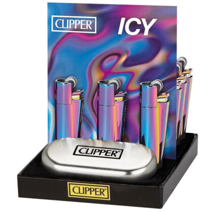 Clipper® METALL FEUERZEUG Mehrwegfeuerzeug ICY COLORS - Image 2