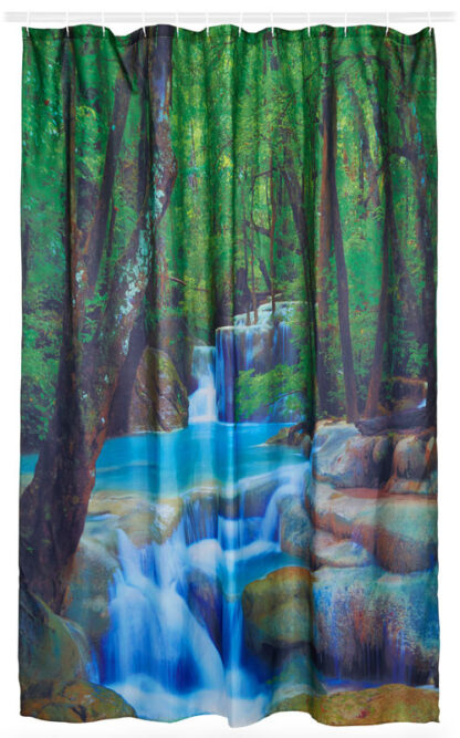 DUSCHVORHANG Wasserfall 200×180cm