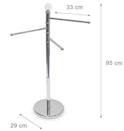 Handtuchständer HANDTUCHHALTER aus Edelstahl 3-armig - Image 6