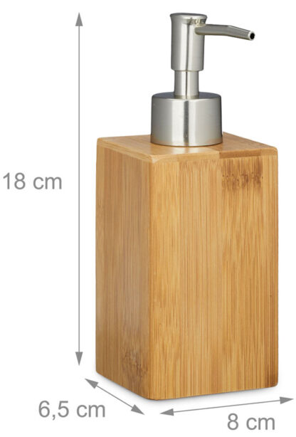 Portionierer SEIFENSPENDER Bambus 240ml - Image 6