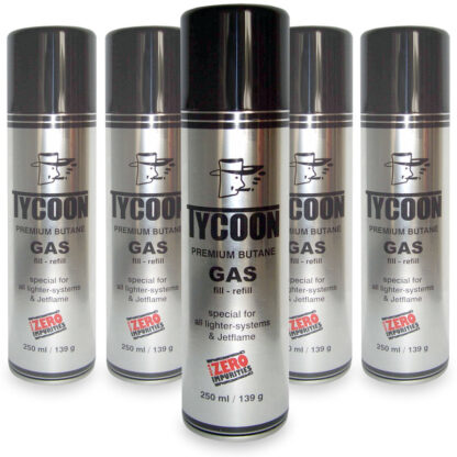 Gas Refill Butan Gas Premium FEUERZEUGGAS von TYCOON 250ml - Image 2