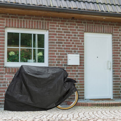 Wasserdichte VELO-GARAGE Fahrradgarage Fahrradschutzhülle Veloblache Plane Abdeckung SCHWARZ oder GRAU - Image 2