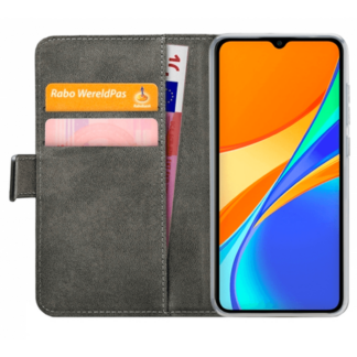 Mobilize PU-leder Book Case Schwarz Xiaomi Redmi 9C