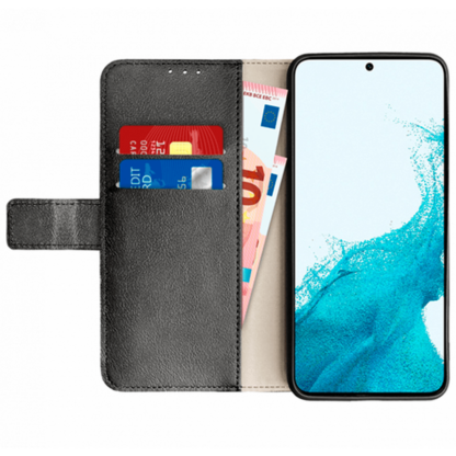 Just in Case Pu-Leder Book Hülle Schwarz Samsung Galaxy A54 - Image 3