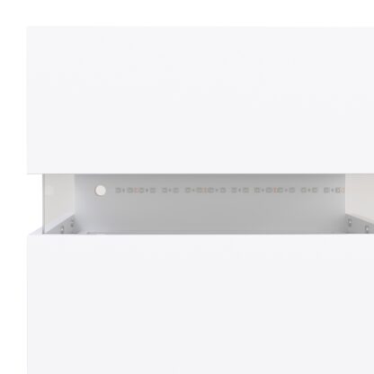 Nachttisch LED BONO mit 3 Schubladen weiss - Image 8
