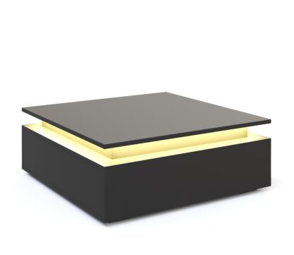 Beistelltisch LED MIRENA schwarz