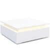 Beistelltisch LED MIRENA weiss