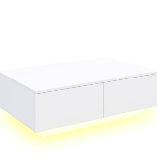 Beistelltisch LED CARINA weiss