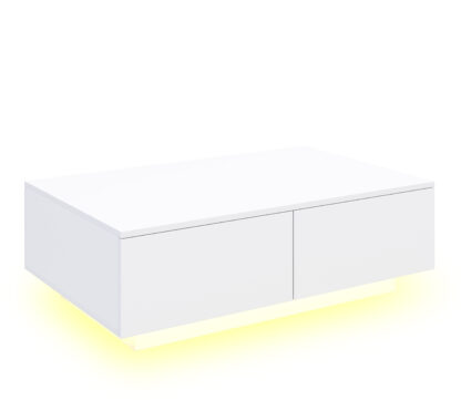 Beistelltisch LED CARINA weiss