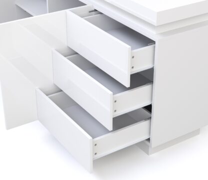 Sideboard LED ELVIO weiss - Image 8