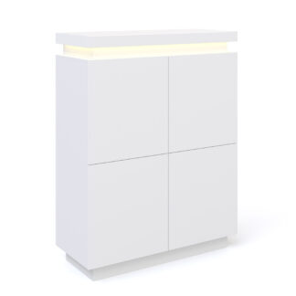Kommode LED ENRICO weiss