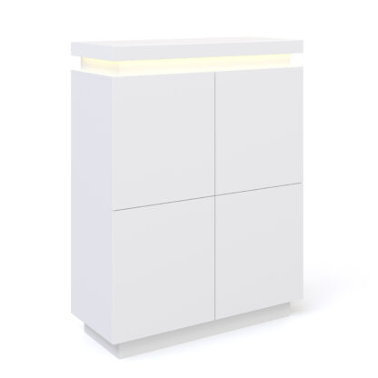 Kommode LED ENRICO weiss
