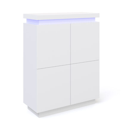 Kommode LED ENRICO weiss - Image 3