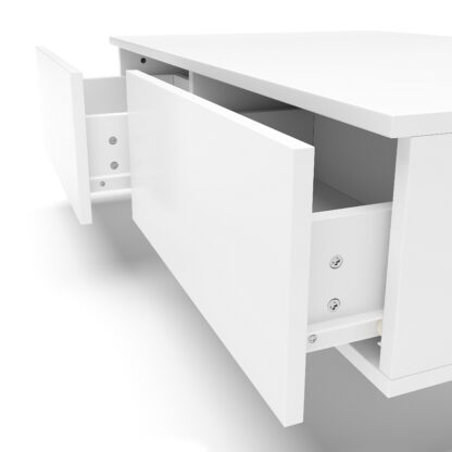Beistelltisch TALA 88 x 60 cm weiss - Image 7