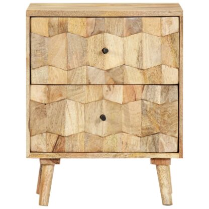 Nachttisch 40x30x50 cm Massivholz Mango - Image 5