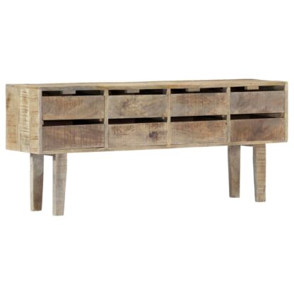 Sideboard 140×30×60 cm Massivholz Mango - Image 9