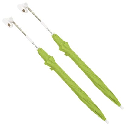 Sonnenschirme für Campingstühle 2 Stk. Grün 105 cm - Image 2