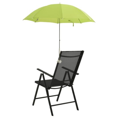 Sonnenschirme für Campingstühle 2 Stk. Grün 105 cm - Image 3