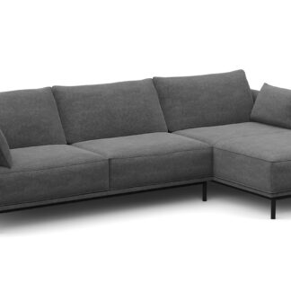 Ecksofa ELVIS rechts anthrazit