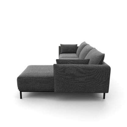 Ecksofa ELVIS rechts anthrazit - Image 4