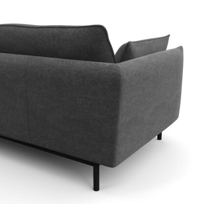 Ecksofa ELVIS rechts anthrazit - Image 6