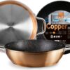 Bratpfanne mit 2 Griffen Cooper 32 cm Hochwertige Antihaftbeschichtung, Backofen geeignet