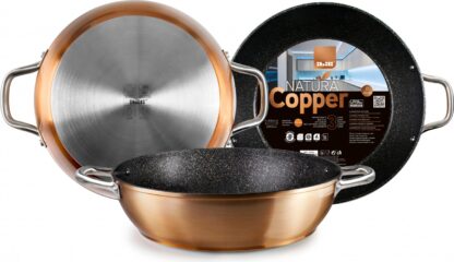 Bratpfanne mit 2 Griffen Cooper 32 cm Hochwertige Antihaftbeschichtung, Backofen geeignet