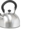 Wasserkessel chrom Clasica 2,5 l Kaffeemaschine mit pfeifendem Signalton und großem Fassungsvermögen von 2,50 Litern