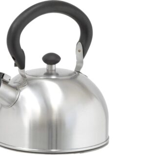 Wasserkessel chrom Clasica 2,5 l Kaffeemaschine mit pfeifendem Signalton und großem Fassungsvermögen von 2,50 Litern