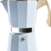 Espressokocher blau Toscana 300 ml Klassische Espressokocher für 6 Tassen