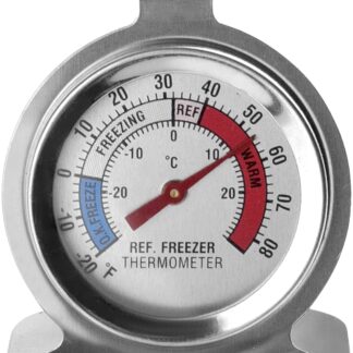 Thermometer für den Kühlschrank/Tiefkühler 7x7cm Misst Temperaturen im Kühlschrank oder Gefrierschrank