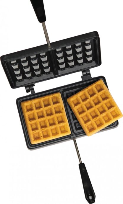 Waffeleisen 13 x 22 cm Für die Zubereitung von frischen, hausgemachten Waffeln