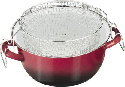 Kochtopf mir Fritteuse-Korb Volcan 24 x 12,5 cm Ideal zum Frittieren von kleinen bis mittelgroßen Portionen
