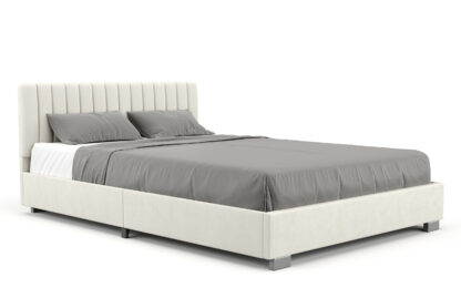 Polsterbett DAINA 140 x 200 cm beige