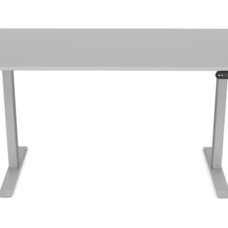 Stehpult elektrisch BASIC grau 140 x 70 cm