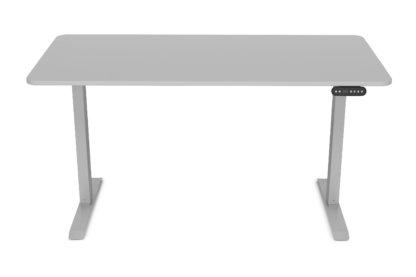 Stehpult elektrisch BASIC grau 140 x 70 cm