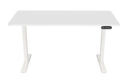 Stehpult elektrisch BASIC weiss 140 x 70 cm