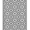 Teppich KALUA 180 x 120 cm grau/weiss