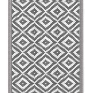 Teppich KALUA 180 x 120 cm grau/weiss