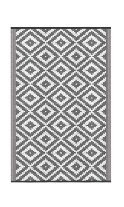 Teppich KALUA 180 x 120 cm grau/weiss