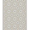 Teppich KALUA 240 x 150 cm beige/weiss