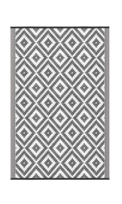 Teppich KALUA 240 x 150 cm grau/weiss