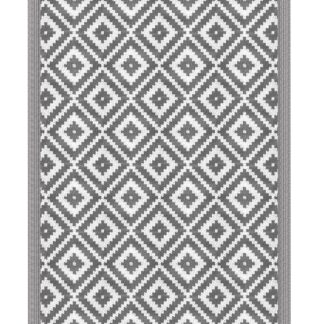 Teppich KALUA 270 x 180 cm grau/weiss
