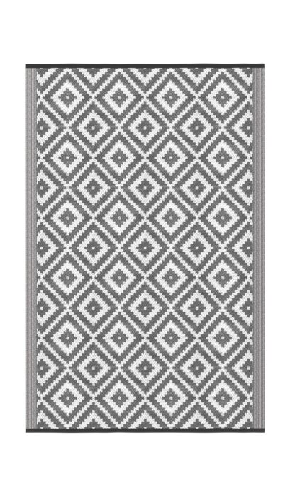 Teppich KALUA 270 x 180 cm grau/weiss